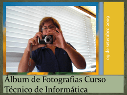 Álbum de Fotografias Curso Técnico de Informática 09 de setembro