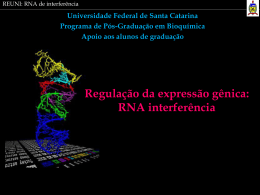 RNA interferência - Programa de Pós