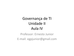 Governança de TI AULA III