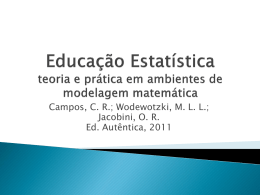 Educação Estatística teoria e prática em ambientes de - IME-USP