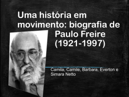 Paulo Freire - história da educação no brasil i