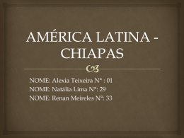 América Latina Chiapas 3B
