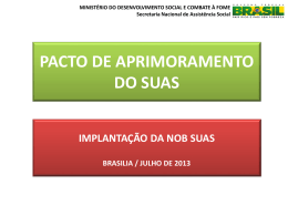 Prioridades Metas do Pacto Municipal 2014 - COGEMAS-PR