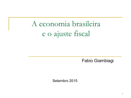 Economia Brasileira: Retrospecto, dilemas e perspectivas