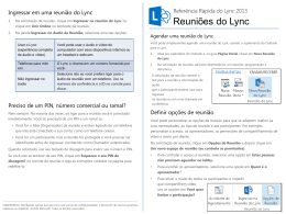 Lync Conferencing Quick Reference Card