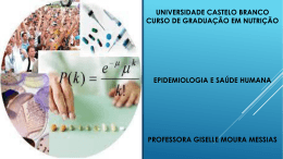 Epidemiologia & saúde - Universidade Castelo Branco