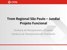 CPTM - Trem Regional São Paulo - Jundiaí