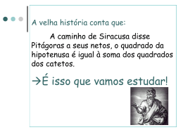 pitagoras! - WIKI João de Meira