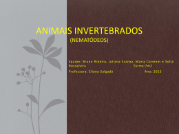 Animais Invertebrados (Nematódeos)