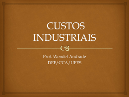 Slides de Custos Industriais (4724213)