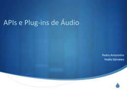 APIs e Plug-ins de Áudio