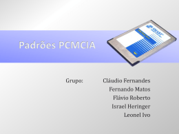 Padrões PCMCIA - trabalhos