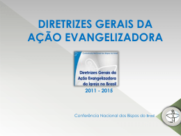 Apresentacao Diretrizes 1 - Arquidiocese de Fortaleza