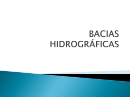 TIPOS DE BACIAS HIDROGRÁFICAS