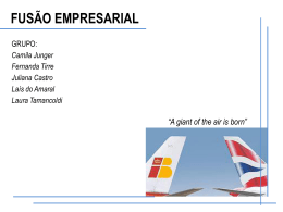 Fusão Empresarial _ Iberia x British