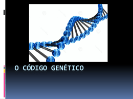 O código genético