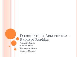 Documento de Arquitetura – Projeto RedMan