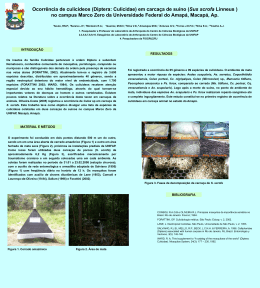 Banner.culicideos.forense - Universidade Federal do Amapá