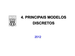 4. principais modelos discretos