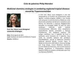 Prof. Maria Laura Bolognesi - Núcleo de Medicina Tropical
