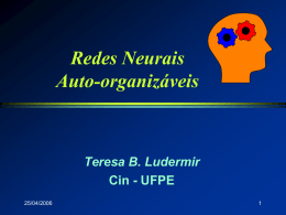 Redes Auto-organizáveis - Centro de Informática da UFPE