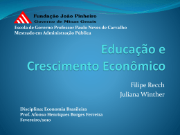 Educação e Crescimento Econômico