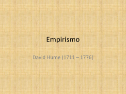 Empirismo - David Hume
