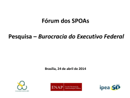 Survey Burocracia - Forum SPOAS - 24 04 2014