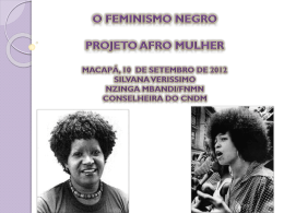 feminismo negro combate ao racismo.