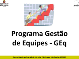 GEq M7 - Prefeitura de São Paulo