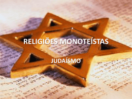 RELIGIÕES MONOTEÍSTAS