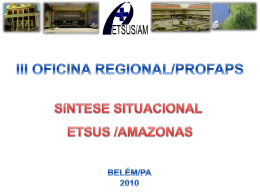 Amazonas - RET-SUS Rede de Escolas Técnicas do SUS