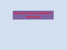 paralelogramo e triângulo blog