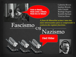 Nazismo e Fascismo 3ano - Blog do Professor Wallace