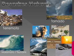 Apresentação Power Point Desastres Naturais