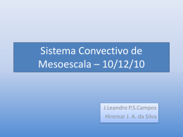 018. Sistema Convectivo de Mesoescala