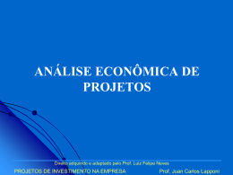 Anlise Econmica de Projetos-v.02