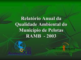 Apresentação RAMB 2003.