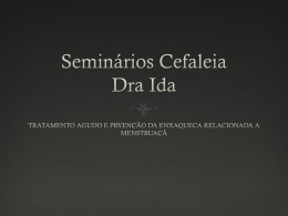 Seminarios Cefaleia Dra Ida
