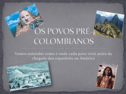 OS POVOS PRÉ-COLOMBIANOS (1073000)