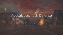 Apocalypse: Tech Defense