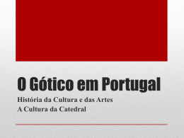 O Gótico em Portugal
