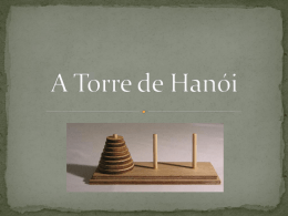 A Torre de Hanói