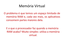hardware – memória virtual
