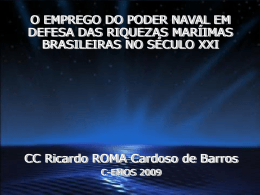 As riquezas marítimas brasileiras
