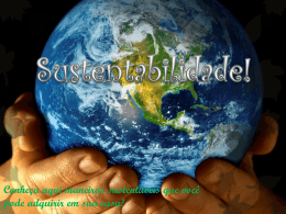sustentabilidade power point