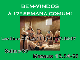 Mateus 13,54-58 - Comunidades.net