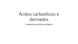 Ácidos carboxílicos e derivados