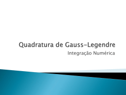 Quadratura de Gauss