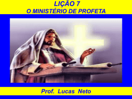 2T_2014_Lição 7_O Ministério de Profeta